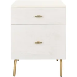 Genevieve 2 Drawer Nightstand - NST5002 - Safavieh -Heaco GUEST 46ba7c59 3351 4b61 9c8c a360ff54b0d3