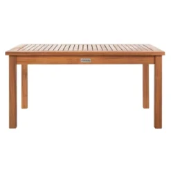 Carson 4pc Outdoor Set - Natural/Navy - Safavieh -Heaco GUEST 48e6cd4a b8d0 4adb 979c 11da36b72a69