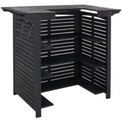 Monterey Patio Outdoor Bar Table - Safavieh -Heaco GUEST 4b653bf0 8e5d 4279 bcf1 3e1936772127