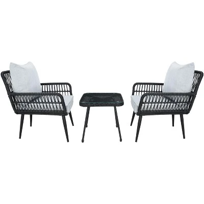 Londyn 3 Piece Lounge Set - Indoor/Outdoor - PAT9031 - Safavieh 8 Londyn 3 Piece Lounge Set - Indoor/Outdoor - PAT9031 - Safavieh - Image 6