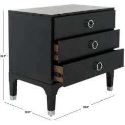 Lorna 3 Drawer Nightstand - FOX6232 - Safavieh Couture 21 Lorna 3 Drawer Nightstand - FOX6232 - Safavieh Couture -Heaco GUEST 4e2a9f69 7d42 4da0 97b0 18d51b3df94d