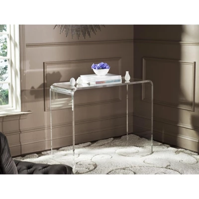 Atka Acrylic Console Table - FOX6016A - Clear - Safavieh Couture 3 Atka Acrylic Console Table - FOX6016A - Clear - Safavieh Couture