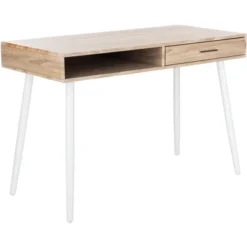 Jorja 1 Drawer 1 Shelf Desk - Safavieh -Heaco GUEST 51d69eee fdd0 4d85 a21a e0d3a1d0b037