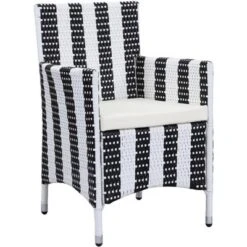Kendrick Chair (Set Of 2) - Black/White - Safavieh -Heaco GUEST 525899b7 98ea 4570 b97b 4178945e4fe4