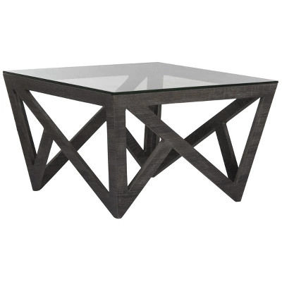 Radley Coffee Table - Dark Grey - Safavieh 4 Radley Coffee Table - Dark Grey - Safavieh - Image 2