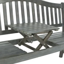 Mischa Bench - Outdoor - Safavieh -Heaco GUEST 53dae9a5 c3eb 476e 805c 75814a2ccead