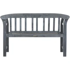 Porterville 2 Seat Bench - Outdoor - Safavieh -Heaco GUEST 5568a0c0 f0da 4a7e 937e f6bc0798f620
