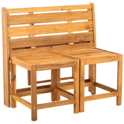 Belamy Transformer Bench - Outdoor - Safavieh 4 Belamy Transformer Bench - Outdoor - Safavieh - Image 2