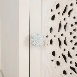 Regius 2 Shelf 1 Door Nightstand - NST5305 - White Washed - Safavieh -Heaco GUEST 57cb4a51 3afb 4070 86fa 75be95fe3de2