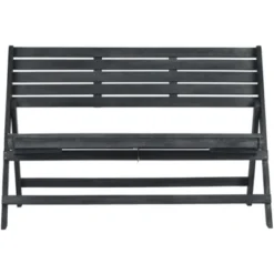 Luca Folding Bench - Outdoor - Safavieh -Heaco GUEST 59a793b3 57cd 4dfa b275 e04536421eb1