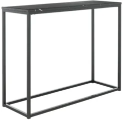 Baize Console Table - Black - Safavieh -Heaco GUEST 59ef00c6 e004 4a24 a34a 8a5a0bc9fce9