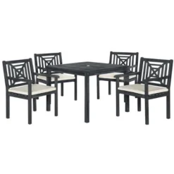 Del Mar 5 Pc Dining Set - Outdoor - PAT6722 - Safavieh -Heaco GUEST 5af7e176 dc36 4b4f a5ec 0d253cd97abd