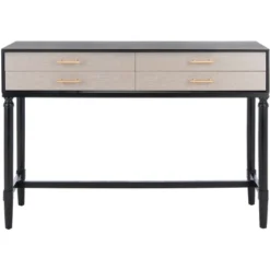 Estella 4 Drawer Console Table - Safavieh -Heaco GUEST 5ba05a2c f2ac 4a75 976c d7c22c4a22e5