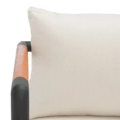 Tommy Eucalyptus And Iron 2 Seater Sofa - Indoor/Outdoor - CPT1030 - Black/White - Safavieh Couture -Heaco GUEST 5c818502 7093 4209 828c b8e26966ff27