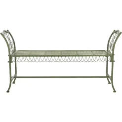 Arona Bench - Outdoor - PAT5015 - Antique Green - Safavieh 17 Arona Bench - Outdoor - PAT5015 - Antique Green - Safavieh -Heaco GUEST 5e16ed9f e0c6 4d54 bf68 619a23b2a54b
