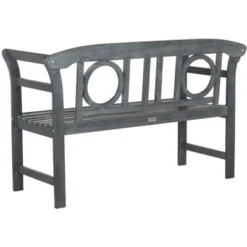 Moorpark 2 Seat Bench - Outdoor - Safavieh -Heaco GUEST 5e6687af d046 4dbb b373 8291eb3de2a9