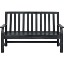 Indaka Bench - Outdoor - Safavieh -Heaco GUEST 5f22f1a6 5acb 4972 9a7a 000e9e61bf92