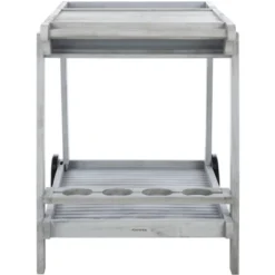 Orland Tea Trolley - Grey - Safavieh -Heaco GUEST 6393771a 6055 43de b375 a66ae14eca00