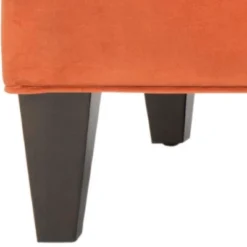 Harlow Lounging Bench - Pumpkin - Safavieh -Heaco GUEST 63ac7f16 49cd 42cb a826 13b975c28dbc
