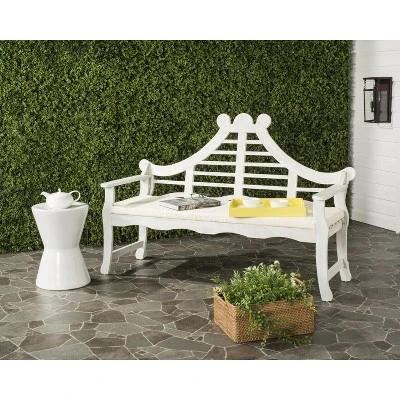 Azusa Bench - Outdoor - Safavieh 3 Azusa Bench - Outdoor - Safavieh