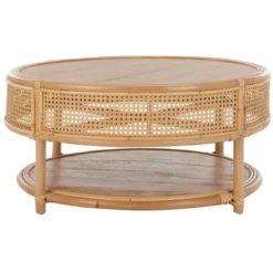 Arvid Coffee Table - Natural - Safavieh -Heaco GUEST 6435a903 697b 44d2 9b13 284ea854c34b