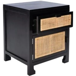 Dave 1 Drawer 1 Door Nightstand - NST4003 - Safavieh -Heaco GUEST 649c4897 59f0 44a5 af8f 149a17536bb0