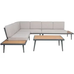 Guthrie Corner Living Set - Indoor/Outdoor - PAT7724 - Safavieh -Heaco GUEST 64b7fc9b b2cb 4439 bf55 de354e19f8da