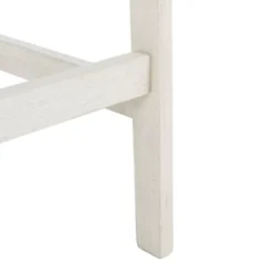 Pate 3pc Bistro Set - White/Navy - Safavieh -Heaco GUEST 659e1c20 da42 4459 9c3b a817693eec57