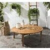 Danville Round Table - Indoor/Outdoor - PAT6715 - Natural - Safavieh