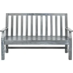 Indaka Bench - Outdoor - Safavieh -Heaco GUEST 676ad658 aabf 412b 9961 13aedeeaa8f2