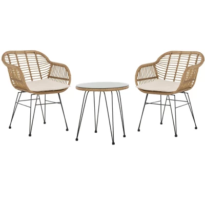 Alton 3 Piece Lounge Set - Indoor/Outdoor - PAT9004 - Safavieh 7 Alton 3 Piece Lounge Set - Indoor/Outdoor - PAT9004 - Safavieh - Image 5