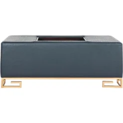 Julian Faux Ostrich Tray Ottoman/Coffee Table - Safavieh -Heaco GUEST 6a8f31f3 6117 4b59 9ccc 80d906a32af8