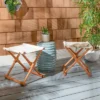 Breanne Patio Folding Stool - Safavieh -Heaco GUEST 6b05aa2e e2a3 4cd8 83c3 d95823017372