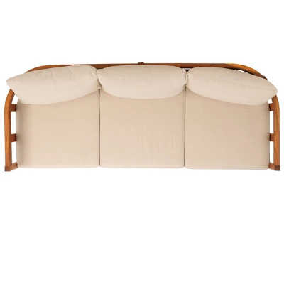 Owen 3 Seater Sofa - Indoor/Outdoor - PAT7091 - Natural/Taupe - Safavieh 9 Owen 3 Seater Sofa - Indoor/Outdoor - PAT7091 - Natural/Taupe - Safavieh - Image 7