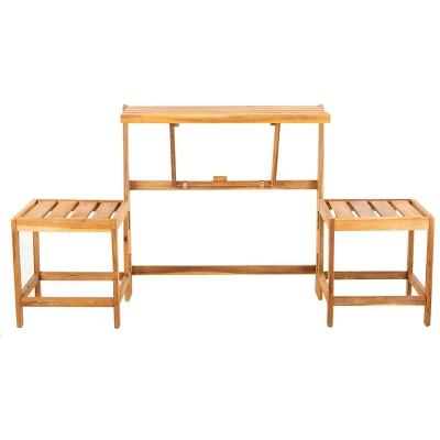 Belamy Transformer Bench - Outdoor - Safavieh 6 Belamy Transformer Bench - Outdoor - Safavieh - Image 4