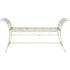 Hadley Bench - Outdoor - Safavieh -Heaco GUEST 6fa24e30 8e8d 4674 9eb6 734b0251a0f1