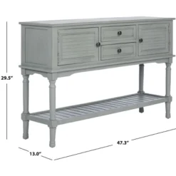 Tate 2 Drawer 2 Door Console Table - Safavieh -Heaco GUEST 6fa5b505 68da 4cd3 8905 d6f5bc2c526d