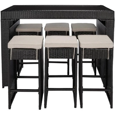 Horus Dining Set - Outdoor - PAT7502 - Safavieh 14 Horus Dining Set - Outdoor - PAT7502 - Safavieh - Image 12