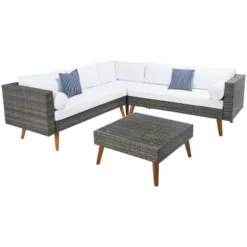 Analon Sectional Set - Indoor/Outdoor - PAT7716 - Safavieh -Heaco GUEST 732e5415 8a07 4884 b038 994fe4e13216