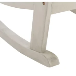 Brizio Adirondack Rocking Chair - White - Safavieh -Heaco GUEST 741810ad b180 4c96 8e1d 3c8fc3dc16b3