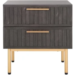 Axelle 2 Drawer Nightstand - NST9608 - Safavieh -Heaco GUEST 74712ab8 2f63 4f0d a728 f268e4cf31f4