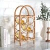 Lyza Rattan Bottle Rack - STG1800 - Natural - Safavieh -Heaco GUEST 7474121f ca13 42dc b6f6 374c67ecdfe5