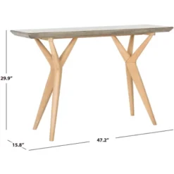 Ragna Concrete Console - Dark Grey - Safavieh 15 Ragna Concrete Console - Dark Grey - Safavieh -Heaco GUEST 7532dd05 f59d 44e4 b5bc be7cba799386