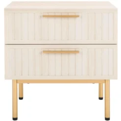 Axelle 2 Drawer Nightstand - NST9608 - Safavieh -Heaco GUEST 7a22a46e b3ac 430a 9a8c 2dabaa7e2530