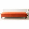 Harlow Lounging Bench - Pumpkin - Safavieh -Heaco GUEST 7a9b3375 d566 4d89 bc5f 9cdf9f2b4bbe