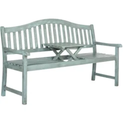 Mischa Bench - Outdoor - Safavieh -Heaco GUEST 7c52803d 14b4 46eb bf41 312bf1b8f4ca
