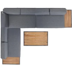 Guthrie Corner Living Set - Indoor/Outdoor - PAT7724 - Safavieh -Heaco GUEST 819a4e7a 8605 4f8a b9ee 3f96dbb9acd7