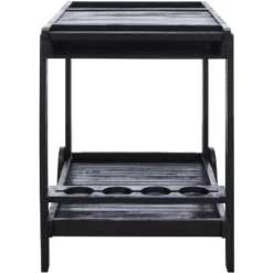 Orland Outdoor Tea Trolley - Safavieh -Heaco GUEST 81af1d62 afd8 4b6c 8e55 b81dc2f9cc85