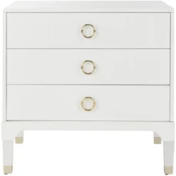 Lorna 3 Drawer Nightstand - FOX6232 - Safavieh Couture 25 Lorna 3 Drawer Nightstand - FOX6232 - Safavieh Couture -Heaco GUEST 82acec34 9b5e 43d2 a350 45ffe267d83d