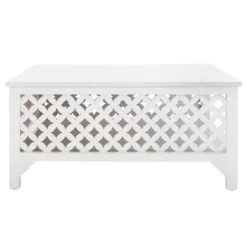 Squall Square 1 Shelf Coffee Table - White Washed - Safavieh 14 Squall Square 1 Shelf Coffee Table - White Washed - Safavieh -Heaco GUEST 8538adae 1ec4 4d17 8302 663f6b5e6e88